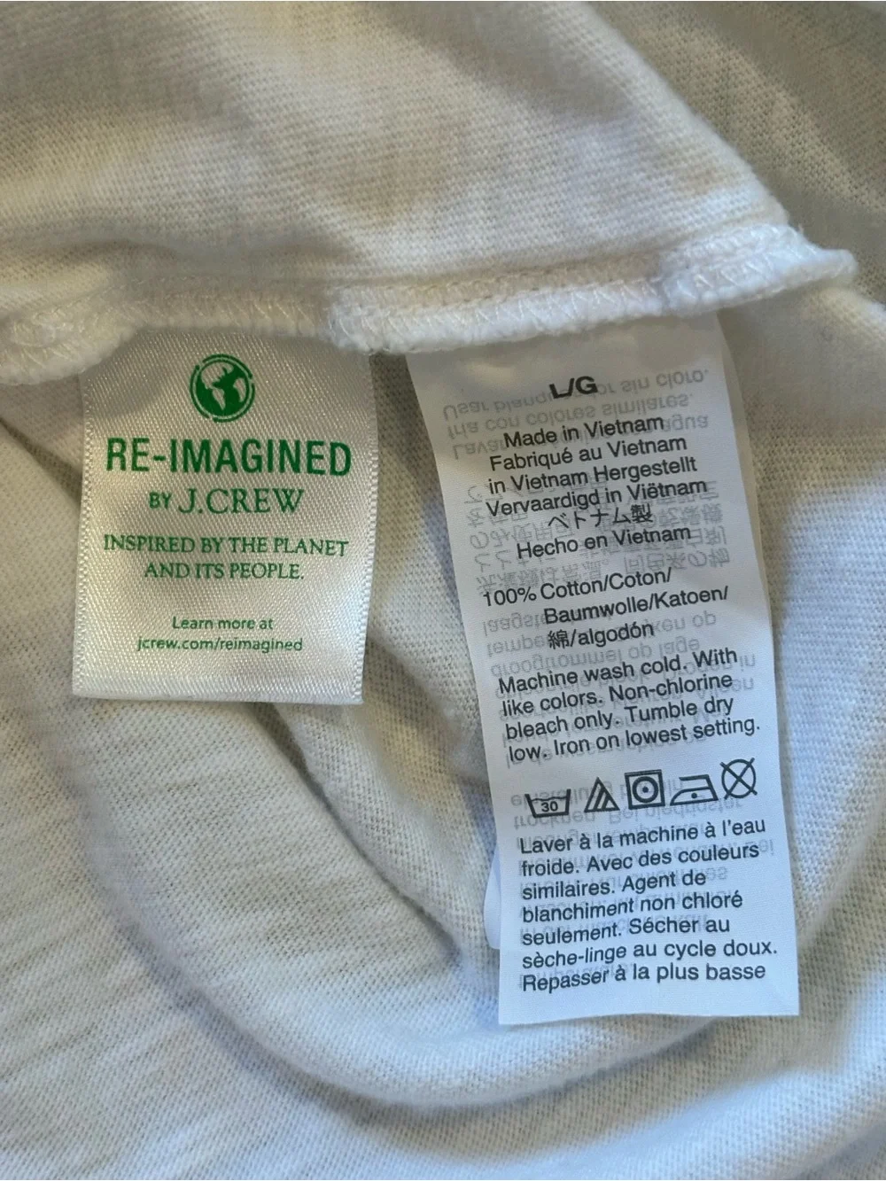 🎉 3/$15 Men’s J. Crew White Crew Neck T-shirt L